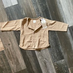 NWT Play Up from Portugal beige button up jacket 18 months